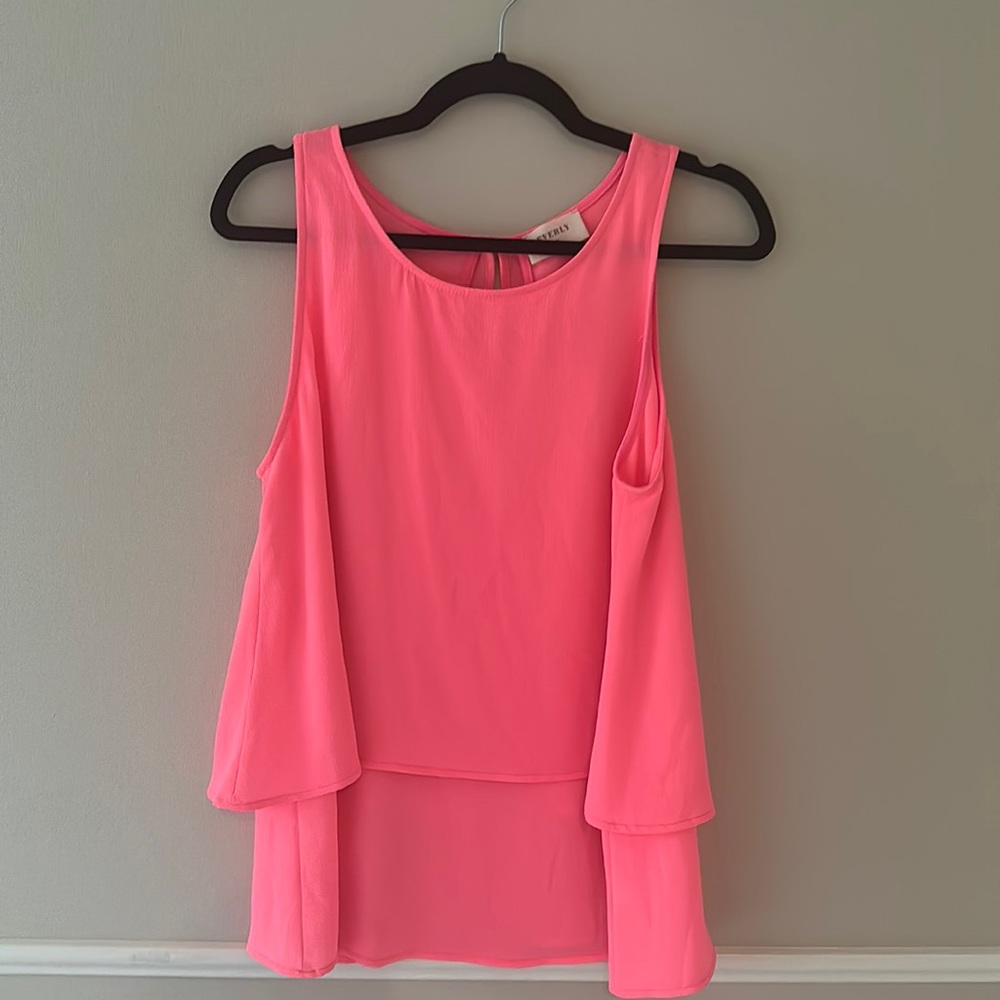 Hot Pink Tiered Tank